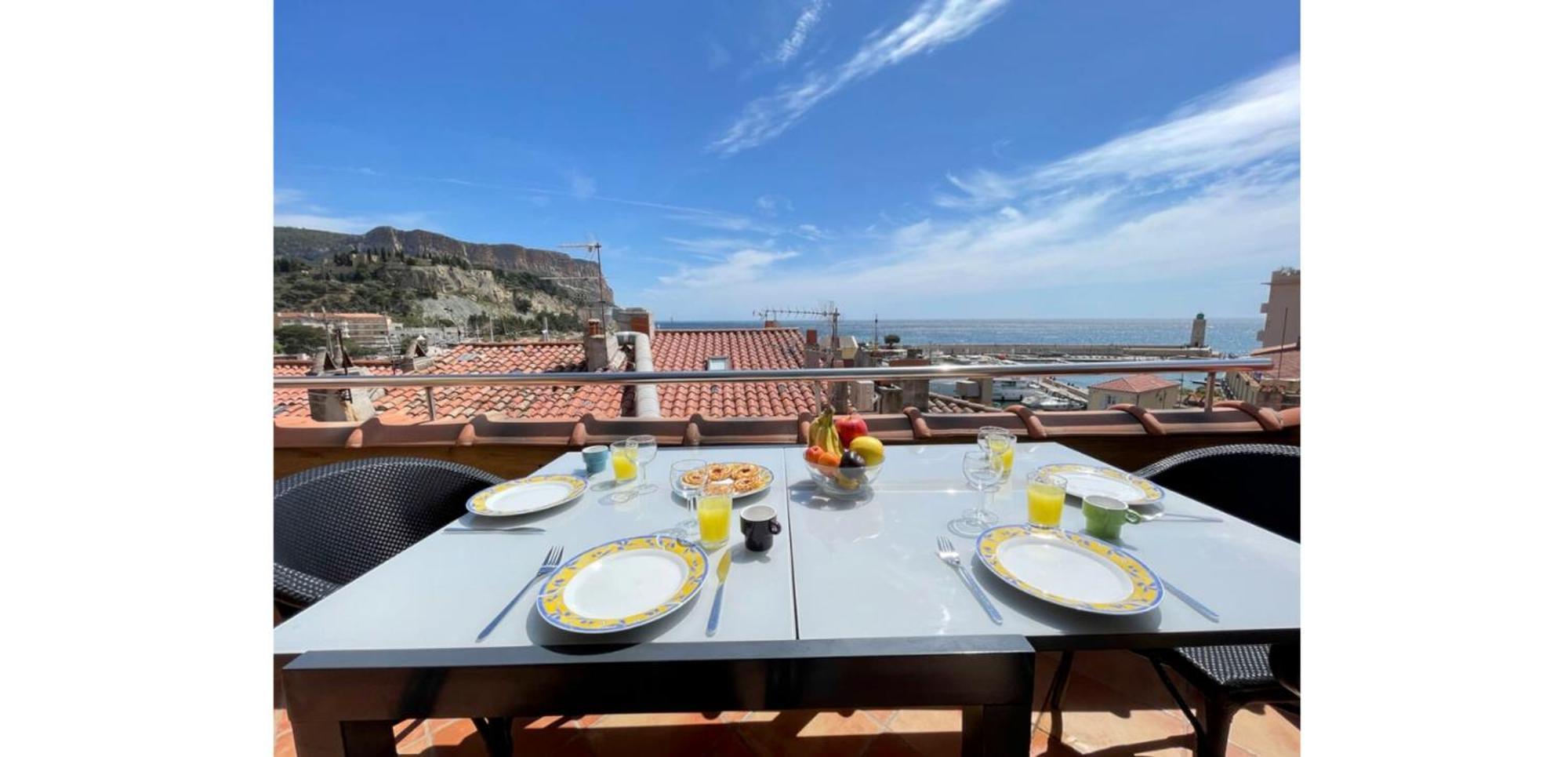 Apartmán La Perle De Cassis - Terrace With Sea View Exteriér fotografie